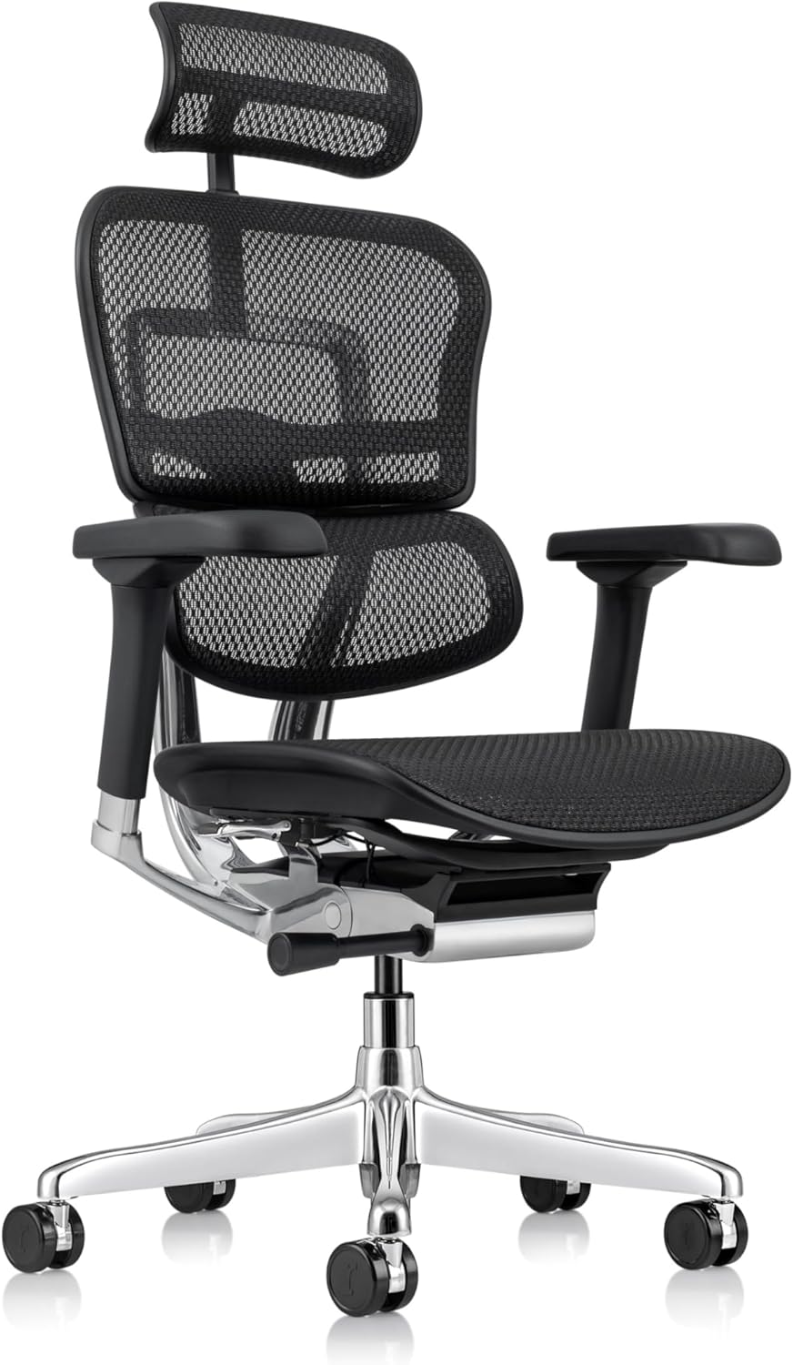 Ergohuman Eurotech ME7ERG GEN2 High Back Mesh Office Chair with Tilt Tension Control, Tilt Lock, Back Angle, Back Height, Synchro Tilt, Seat Height, Seat...